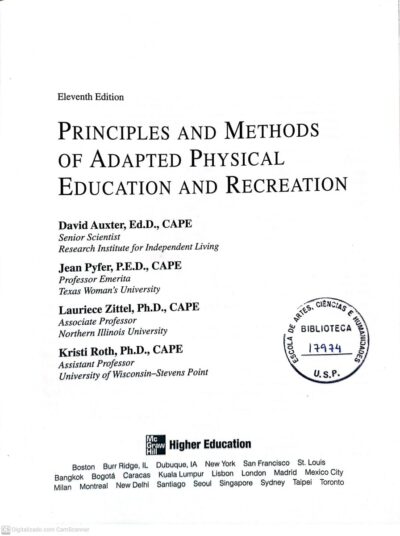 Principles and methods of adapted physical education and recreation - Imagem 2