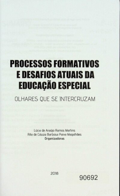 Processos formativos e desafios atuais da educação especial: olhares que se intercruzam - Imagem 2