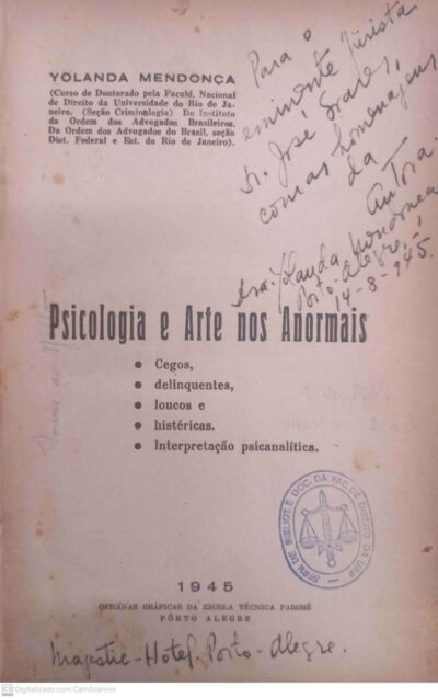 Psicologia e a arte nos anormais: cegos, deliquentes, loucos e histeria - interpretação psicanalítica - Imagem 2
