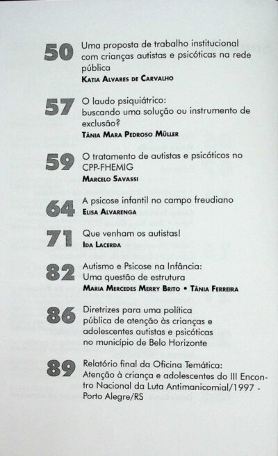 Recurso: autismo e psicose na infância - Imagem 5