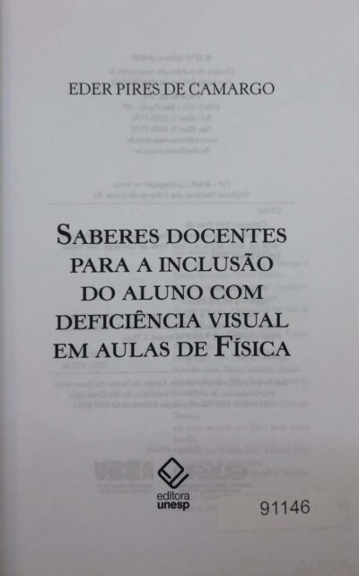 Saberes docentes para a inclusão do aluno com deficiência visual em aulas de física - Imagem 2