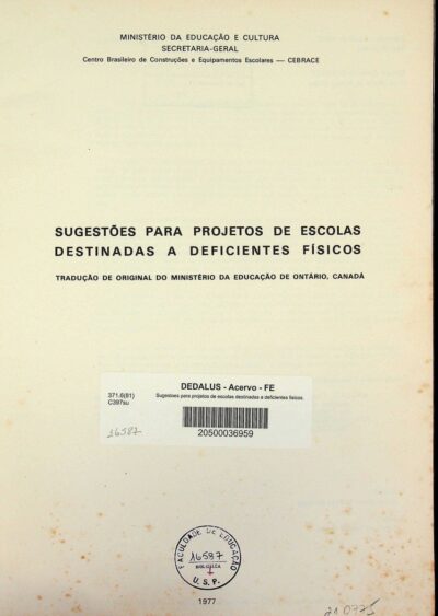 Sugestões para projetos de escolas destinadas a deficientes físicos - Imagem 2
