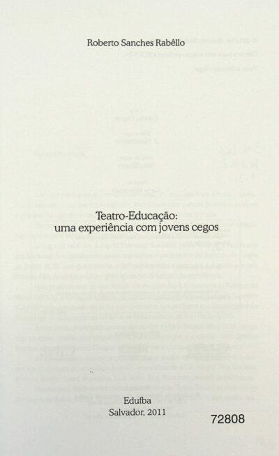 Teatro-educação: uma experiência com jovens cegos - Imagem 2