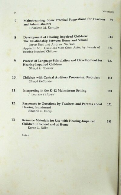 The hearing-impaired child in school - Imagem 5