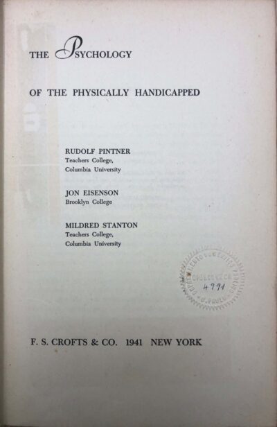 The psychology of the physically handicapped - Imagem 2