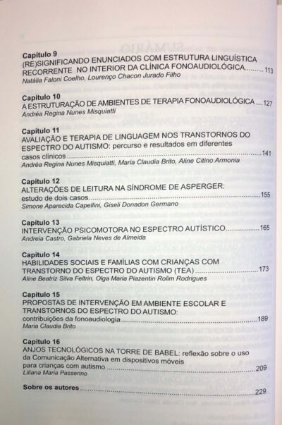 Transtornos do espectro do autismo e fonoaudiologia: atualização multiprofissional em saúde e educação - Imagem 5