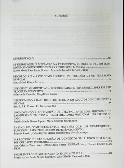 Perspectivas multidisciplinares em educação especial: procedimentos de ensino em educação especial - Imagem 4