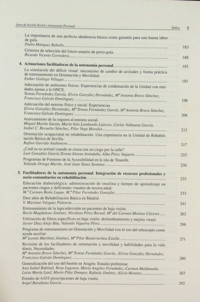 Actas del Congreso Estatal sobre Prestación de Servicios para Personas Ciegas y Deficientes Visuales: area de acción social y autonomía personal - Imagem 6