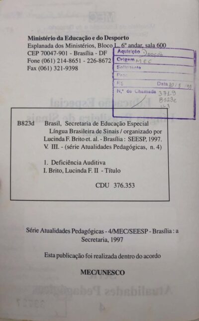 Educação especial: Língua Brasileira de Sinais - Imagem 3