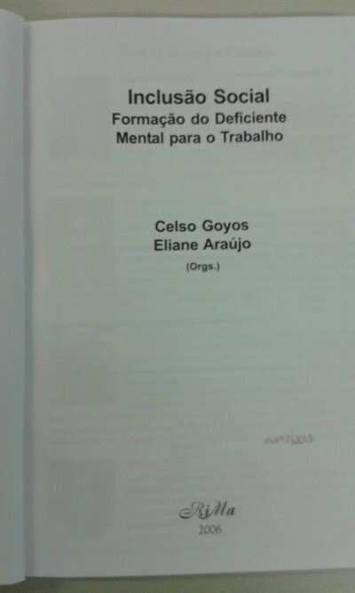 Inclusão social: formação do deficiente mental para o trabalho - Imagem 2