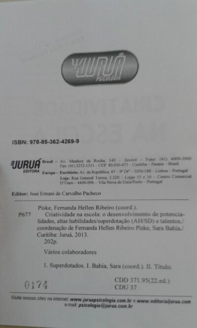 Criatividade na escola: o desenvolvimento de potencialidades, altas habilidades/superdotação (AH/SD) e talentos - Imagem 2