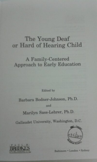 The young deaf or hard of hearing child - Imagem 2
