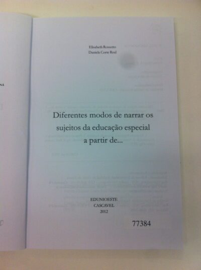 Diferentes modos de narrar os sujeitos da educação especial a partir de... - Imagem 2