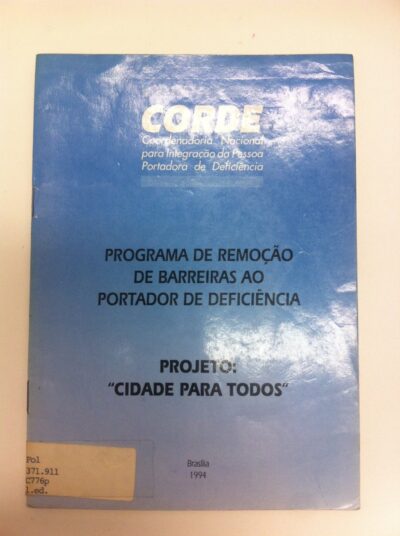 Programa de remoção de barreiras ao portador de deficiência