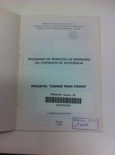 Programa de remoção de barreiras ao portador de deficiência - Imagem 2