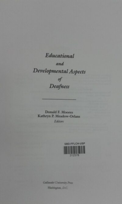 Educational and developmental aspects of deafness - Imagem 2
