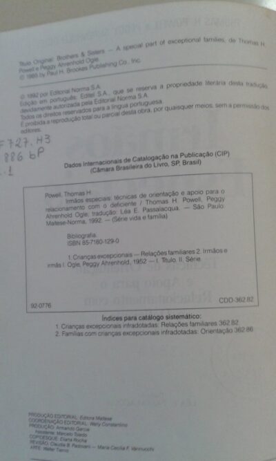 Irmãos especiais: técnicas de orientação e apoio para o relacionamento com o deficiente - Imagem 3