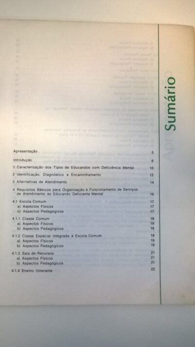 Subsídios para organização e funcionamento de serviços de educação especial: área da deficiência mental - Imagem 4