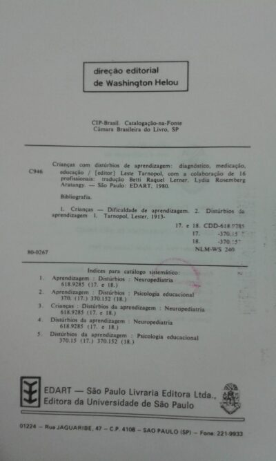 Crianças com distúrbios de aprendizagem: diganóstico, medicação, educação - Imagem 3
