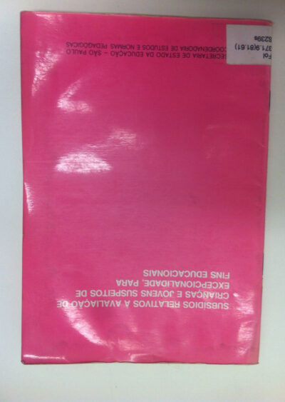 Subsídios relativos à avaliação de crianças e jovens suspeitos de excepcionalidade, para fins educacionais