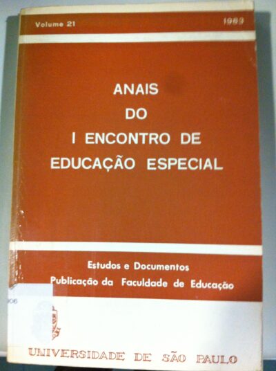 Anais do I Encontro de educação especial