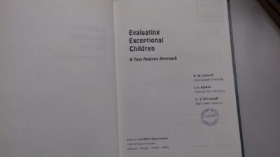 Evaluating exceptional children: a task analysis approach - Image 5