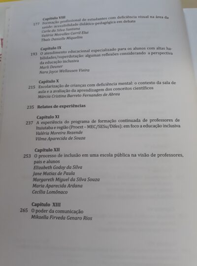 Inclusão educacional, do discurso à realidade:  construções e potencialidades nos diferentes contextos educacionais