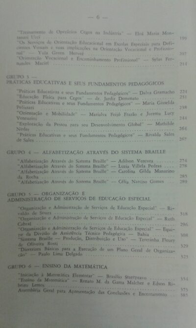 Anais do II Congresso brasileiro de educação de deficientes visuais - Image 10