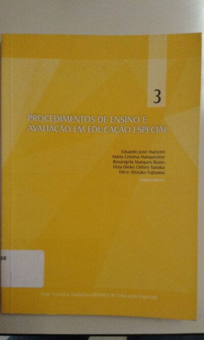 Procedimentos de ensino e avaliação em educação especial