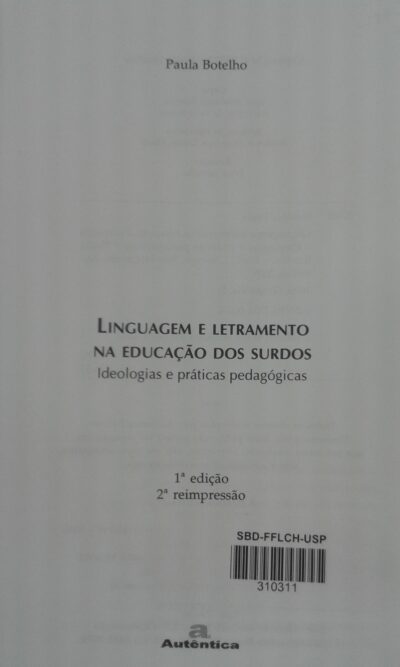 Linguagem e letramento na educação dos surdos: ideologias e práticas pedagógicas - Image 3