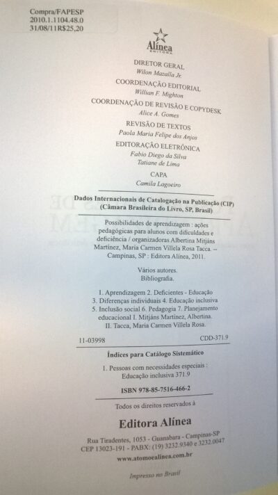 Possibilidades de aprendizagem: ações pedagógicas para alunos com dificuldades e deficiência - Image 2