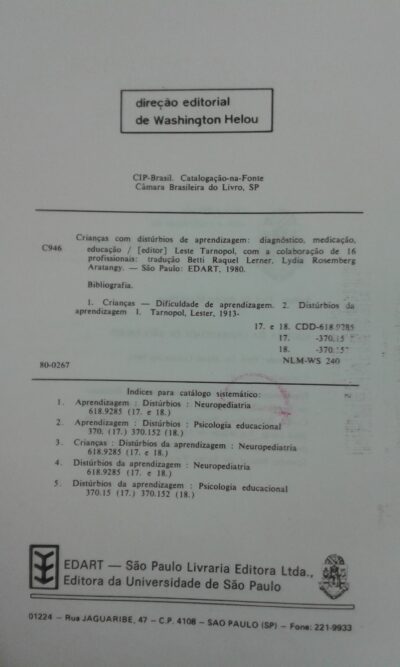 Crianças com distúrbios de aprendizagem: diganóstico, medicação, educação - Image 3