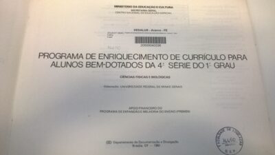 Programa de enriquecimento de currículo para alunos bem-dotados da 4ª do 1º grau: ciências físicas e biológicas - Image 3